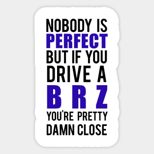 BRZ Owners Sticker